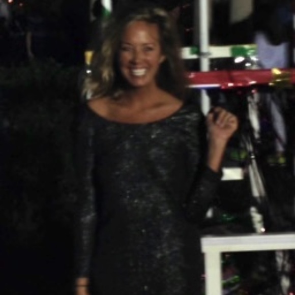 BCBG Black Sparkle Dress Sz XS 🔥SUPER SEXY🔥 - Picture 1 of 7